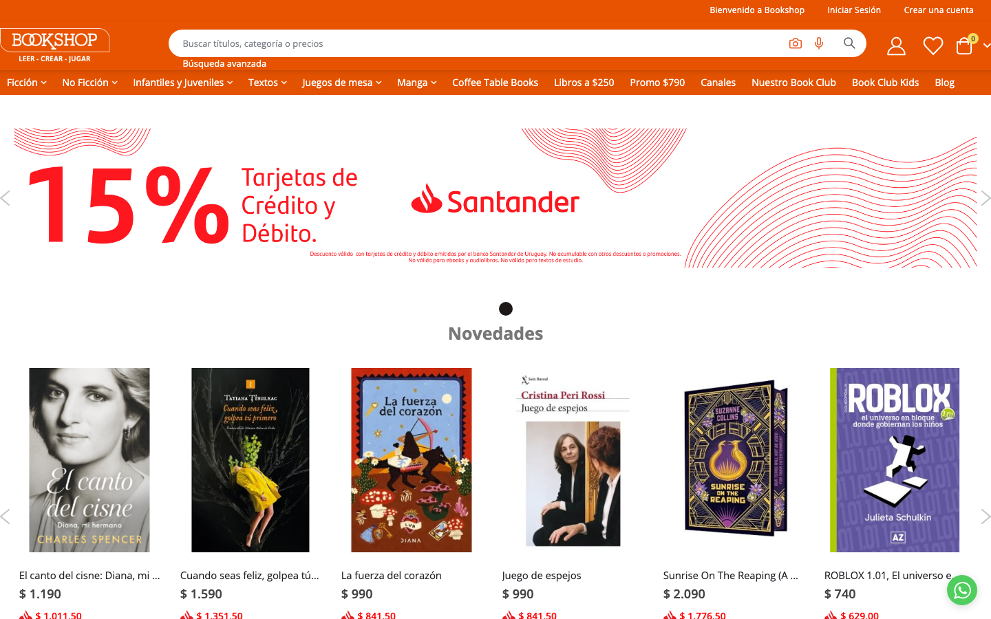 Bookshop — desktop